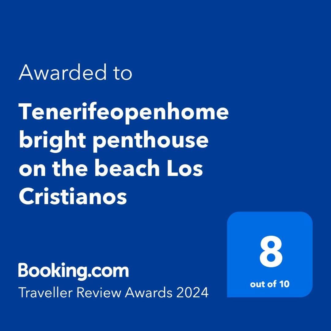 Tenerifeopenhome Bright Penthouse On The Beach Los Cristianos Arona  Exterior foto